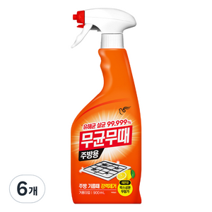 무균무때 주방용 세정제, 900ml, 6개