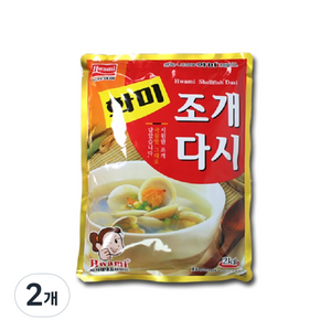 화미 조개다시, 2kg, 2개