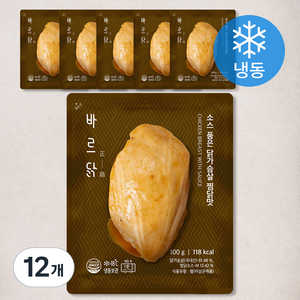 바르닭 소스 품은 닭가슴살 찜닭맛 (냉동), 100g, 12개