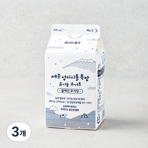 제주성이시돌목장 요거트, 450ml, 3개