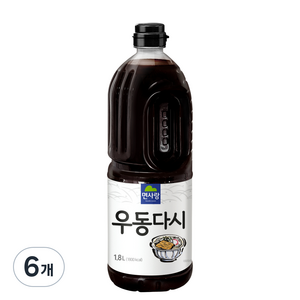 면사랑 우동다시 소스, 1.8L, 6개