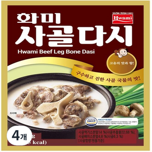 화미제당 사골 다시 골드, 1kg, 4개