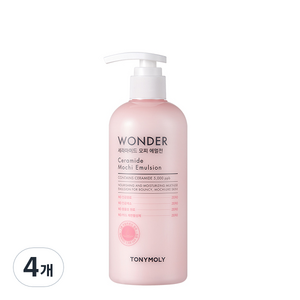 토니모리 원더 세라마이드 모찌 에멀전, 300ml, 4개