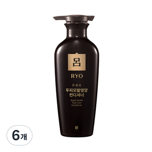 려 진생보 두피모발영양 컨디셔너 중건성용, 400ml, 6개