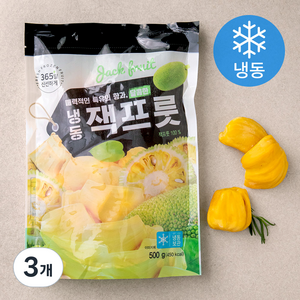 베트남산 냉동 잭프룻(냉동), 500g, 3개