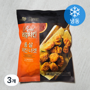 마니커에프앤지 통살치킨너겟 (냉동), 560g, 3개