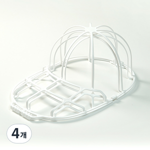 코멧 홈 변형방지 모자 세탁 보관망, 화이트, 4개