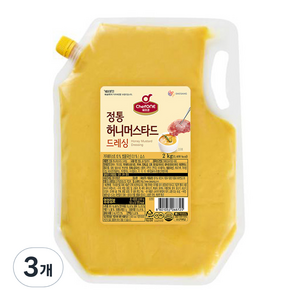 쉐프원 정통 허니머스타드 드레싱, 3개, 2kg