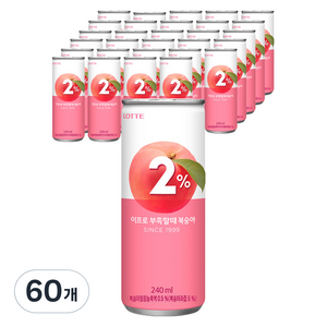 이프로 복숭아 이온음료, 240ml, 60개