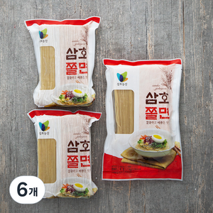 냉장_삼호농산 쫄면사리, 1kg, 6개