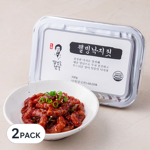 김정숙젓갈 웰빙낙지젓, 300G, 2PACK