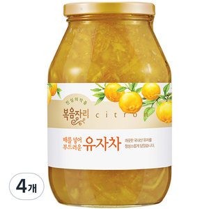 복음자리 배를 넣어 부드러운 유자차, 1.03kg, 1개입, 4개