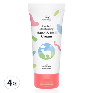 Leivy 산양유 핸드 앤 네일 크림 프로럴 코튼향, 4개, 50ml