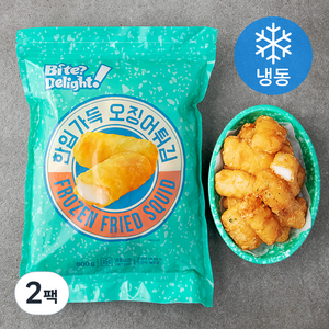 Bite?Delight! 한입가득 오징어튀김 (냉동), 800g, 2팩