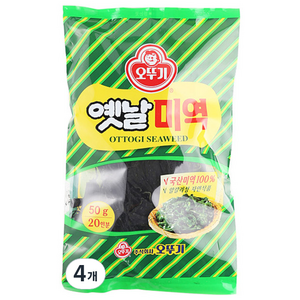 오뚜기 옛날 미역, 50g, 4개