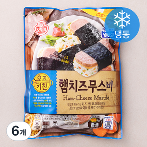 오뚜기 오즈키친 햄치즈무스비 (냉동), 500g, 6개