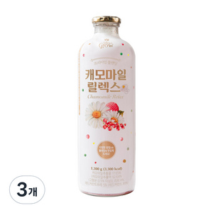 발란스그로우 캐모마일 릴렉스 음료, 1.2kg, 3개