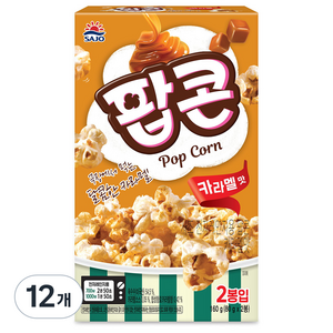 사조 팝콘 카라멜맛, 80g, 12개