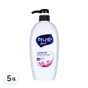 하나로 플러스 손상모발 케어 샴푸, 680ml, 5개