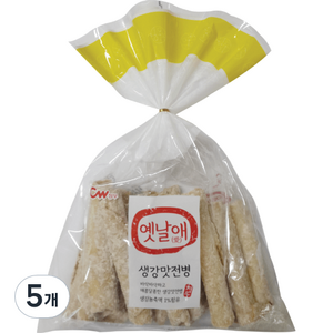 청우 옛날애 생강전병, 250g, 5개