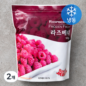 트로피칼마리아 라즈베리 (냉동), 500g, 2개