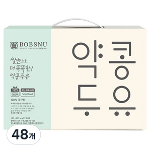 서울대밥스누 쌀눈으로 더 똑똑한 약콩두유, 190ml, 48개