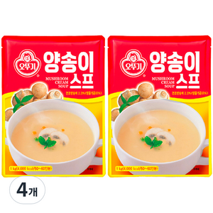 오뚜기 양송이 스프, 1kg, 4개