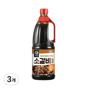 청정원 소갈비 양념, 2kg, 3개