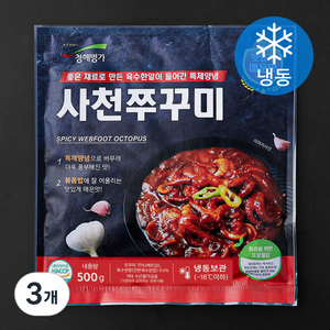 청해명가 사천쭈꾸미 (냉동), 3개, 500g