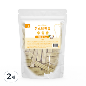 바비스팩토리 몬스터 펫츄 덴탈껌, 칼슘플러스, 500g, 2개