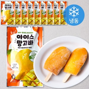 웰프렌 아이스 망고바 (냉동), 50g, 10개