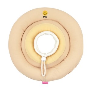 패리스독 반려동물 스마일 넥카라 베이지 XL, 270g, 1개