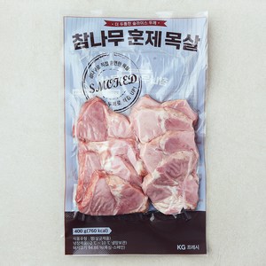 참나무 훈제 목살, 400g, 1개