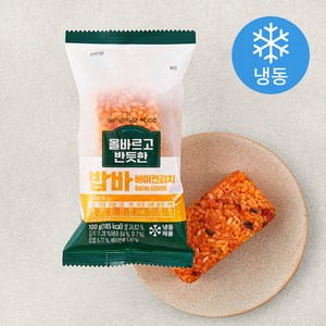 올바르고반듯한 밥바 베이컨김치 (냉동), 100g, 1개