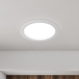 원하 DS 라늄 플리커프리 LED 다운라이트12.7cm 12W, 화이트(무광) + 주광색, 1개