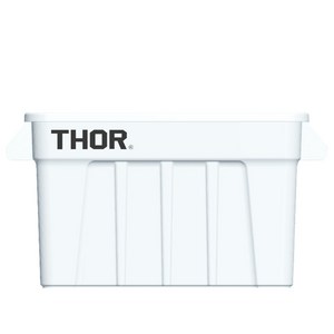 트러스트 THOR 다용도 토트 박스 75L + 덮개, 흰색, 1세트