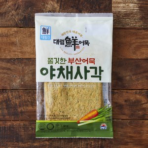 대림선 쫄깃한 부산어묵 야채사각, 220g, 1개