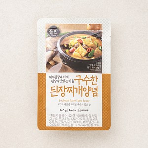 올반 구수한 된장 찌개 양념, 140g, 1개