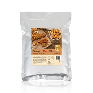 상상푸드시스템 카라멜 팝콘 슈가 브라운팝믹스, 1kg, 1개