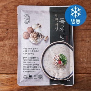 지리산처럼 오색버섯 들깨탕 1~2인분 (냉동), 500g, 1팩