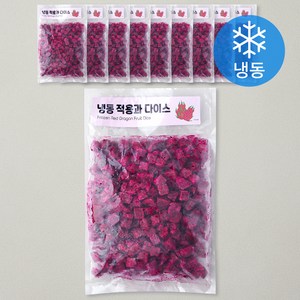 적용과 다이스 (냉동), 10개, 1kg