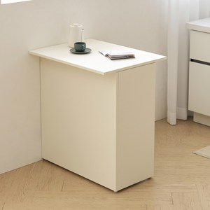 토미 수납형 아일랜드 식탁 800 방문설치, 크림화이트