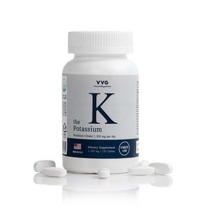 비타민마을 VVG 미국직수입 더 케이 칼륨 포타슘 162g