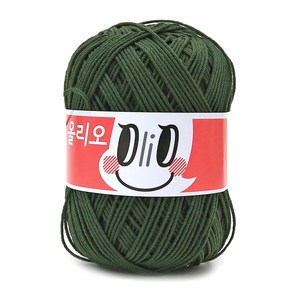 니뜨 올리오 뜨개실 70g, 715 딥그린, 1개