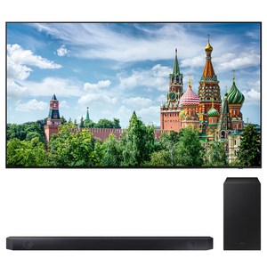 삼성전자 4K UHD OLED TV + 사운드바 세트 방문설치, 195cm, KQ77SD90-W16, 벽걸이형