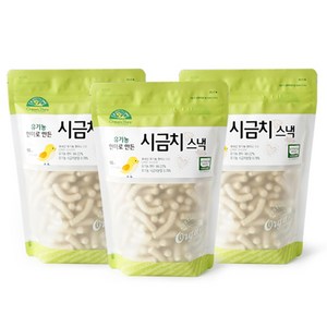 오가닉스토리 유기농 현미로 만든 시금치 스낵, 60g, 3개
