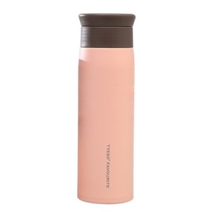 TYESO 진공단열 머그보틀 텀블러, 핑크, 500ml