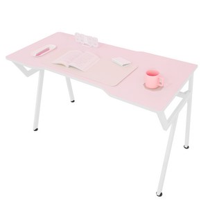 라베스토 컬러풀 1인용 DESK R 1200 컴퓨터 책상, 핑크