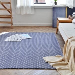 LEREVE 르헤브 워셔블 헤링본 쿨 시어서커 카페트