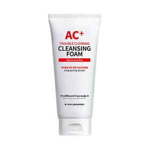 더블유피부연구소 AC+ 클리어링 클렌징폼, 1개, 150ml